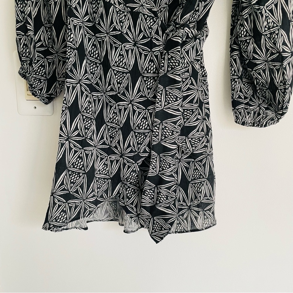 ANTHROPOLOGIE NWT Printed Cover-Up Wrap Dress - Picture 10 of 16
